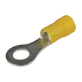 Seachoice Vinyl Insulated Ring Terminals, Yellow, 100 Pack 60711